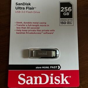 SanDisk Ultra Flair USB 3.0 Flash Drive NEW IN BOX